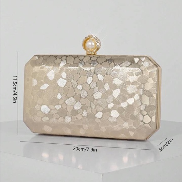 🚨FLASH SALE! Elegant Gold Clutch Bag - Picture 7 of 7